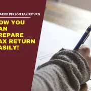 Salaried person can prepare tax return easily!