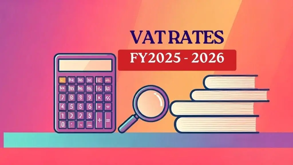 VAT Rates Chart FY 2025-26
