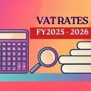 VAT Rates Chart FY 2025-26