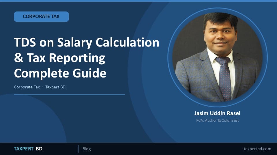 TDS on salaries Calculation and tax reporting course