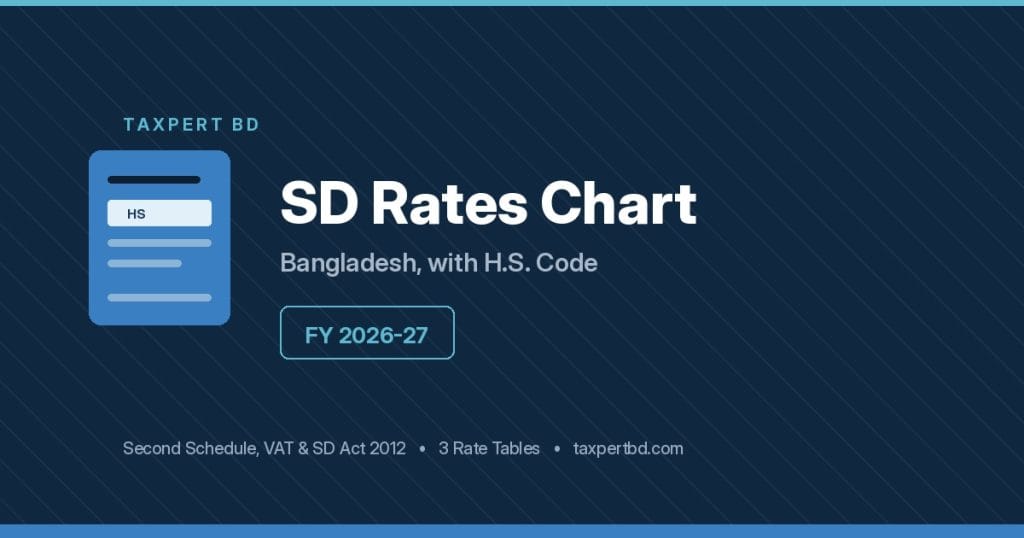 SD rates chart FY2026-27